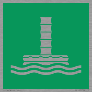 E055 safe condition marine evacuation chute